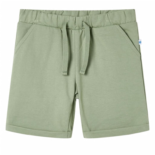Kindershorts mit Kordelzug Helles Khaki 128