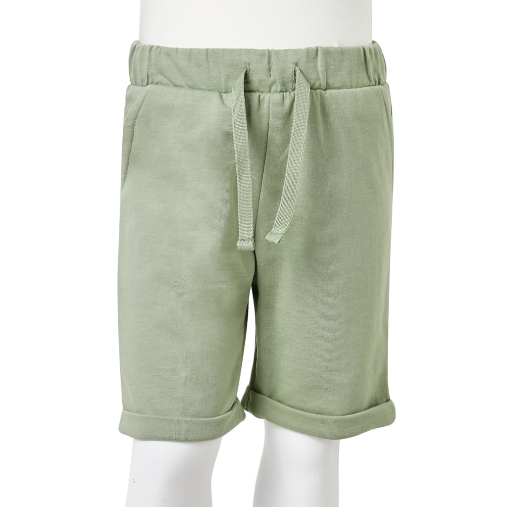 Kindershorts mit Kordelzug Helles Khaki 128