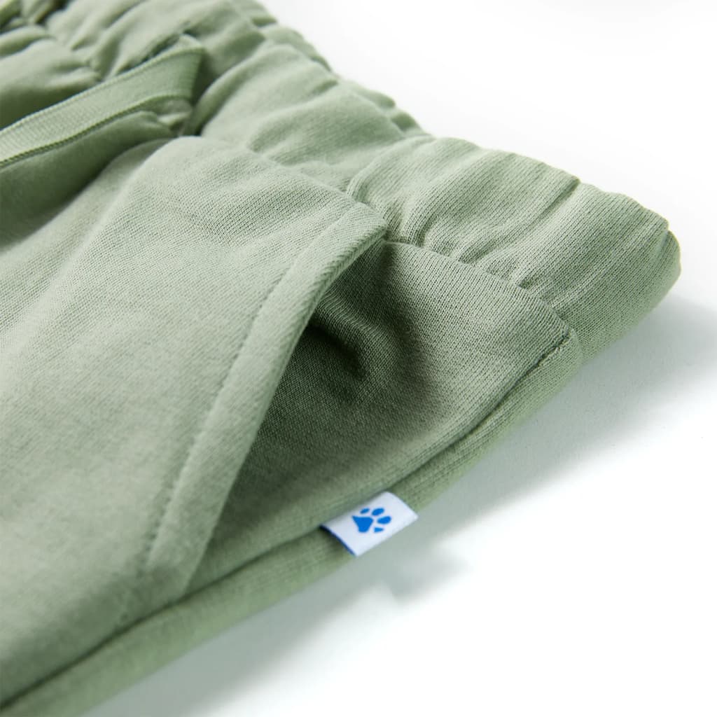 Kindershorts mit Kordelzug Helles Khaki 140