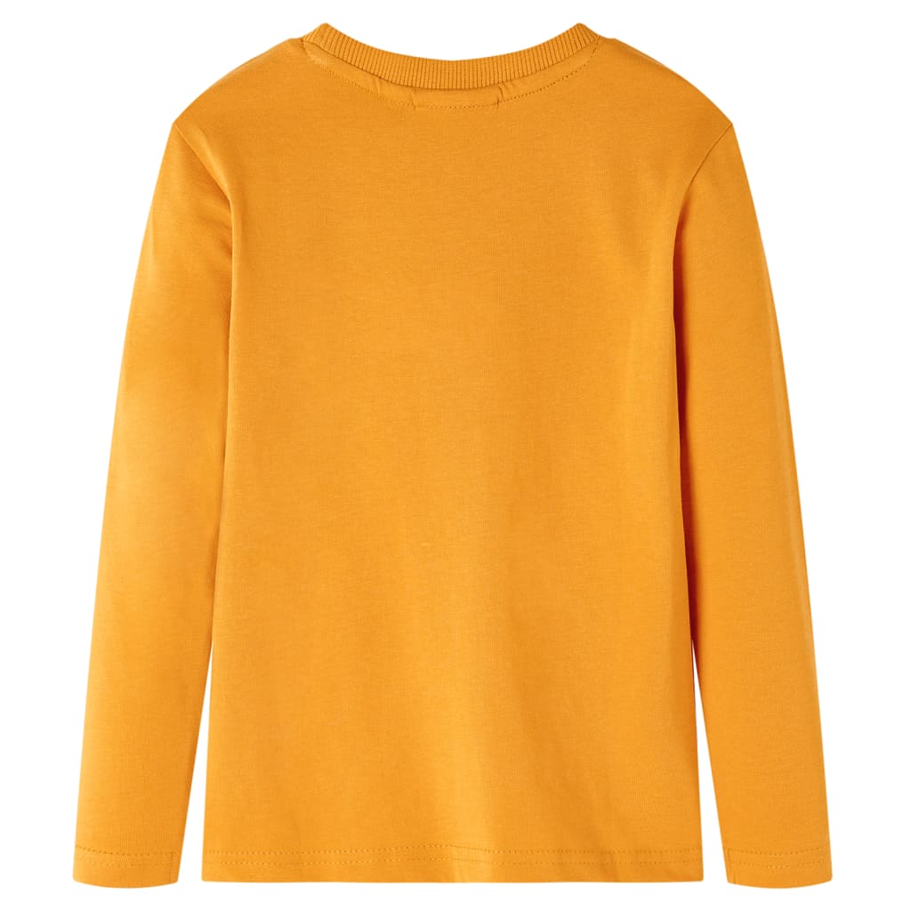 Kinder-Langarmshirt Ocker 104