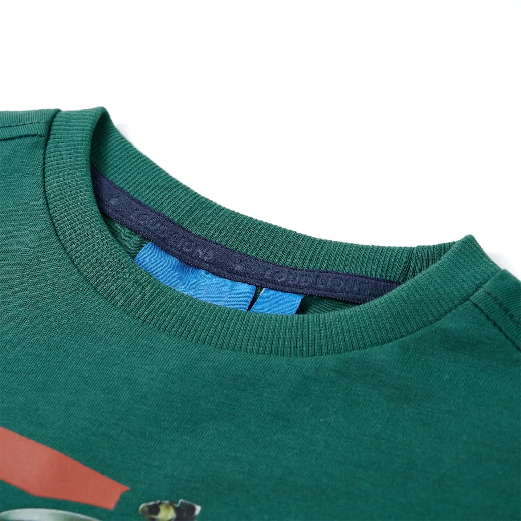 Kinder-Langarmshirt Grün 92