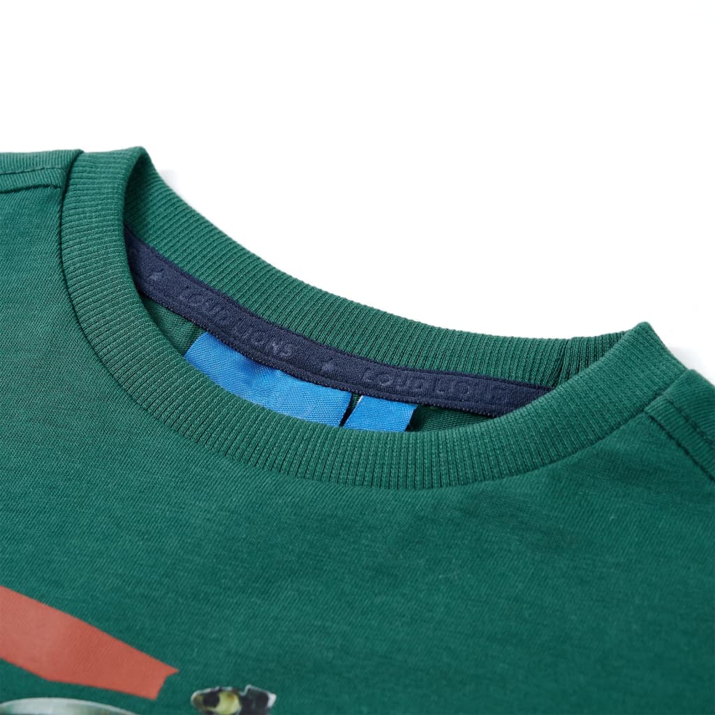 Kinder-Langarmshirt Grün 116
