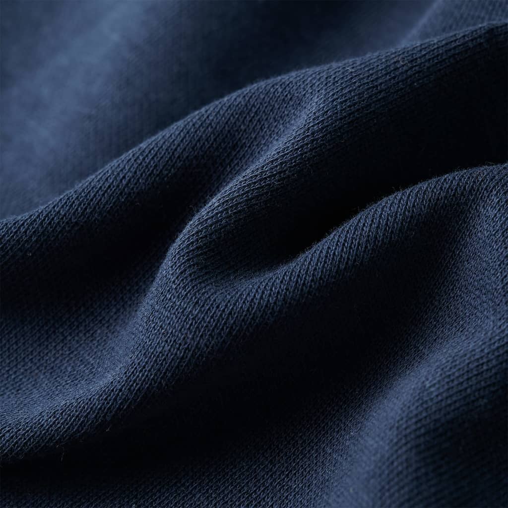 Kinder-Sweatshirt Marineblau Melange 128