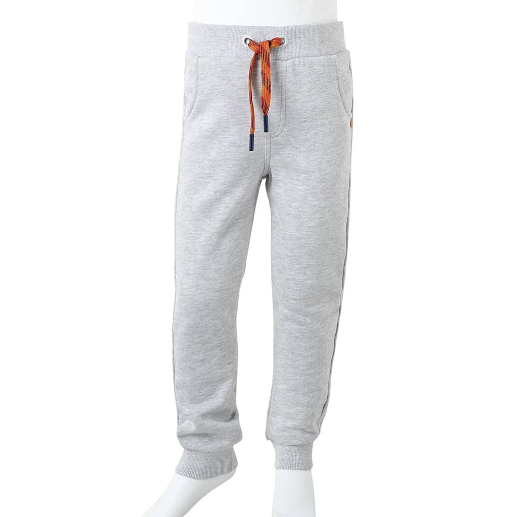 Kinder-Trainingshose Grau Melange 104