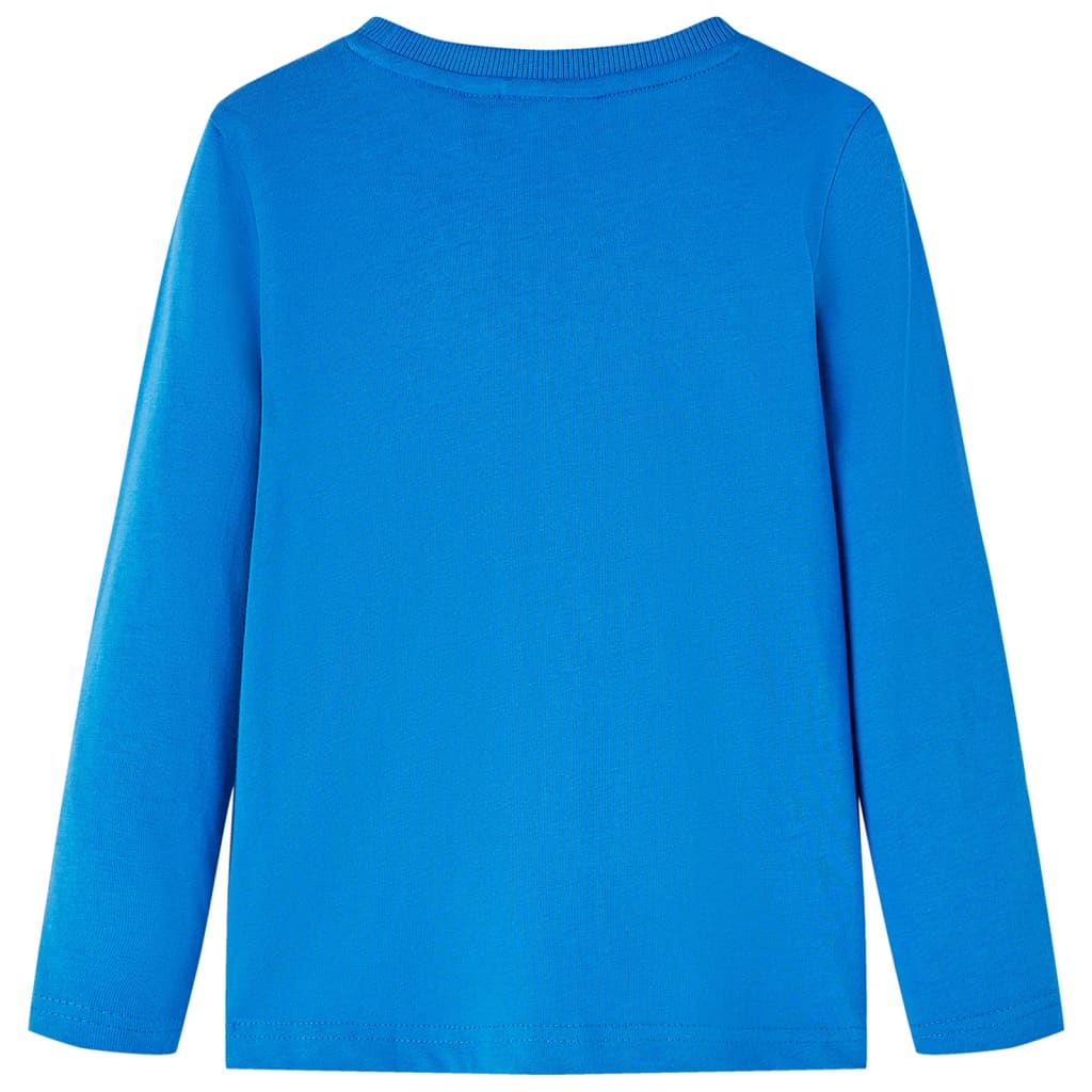 Kinder-Langarmshirt Kobaltblau 104