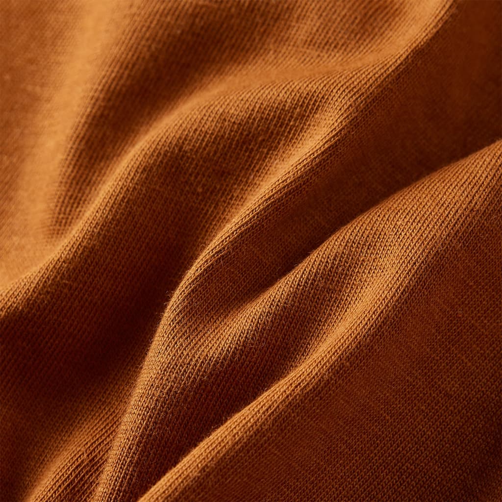 Kinder-Langarmshirt Cognac 104