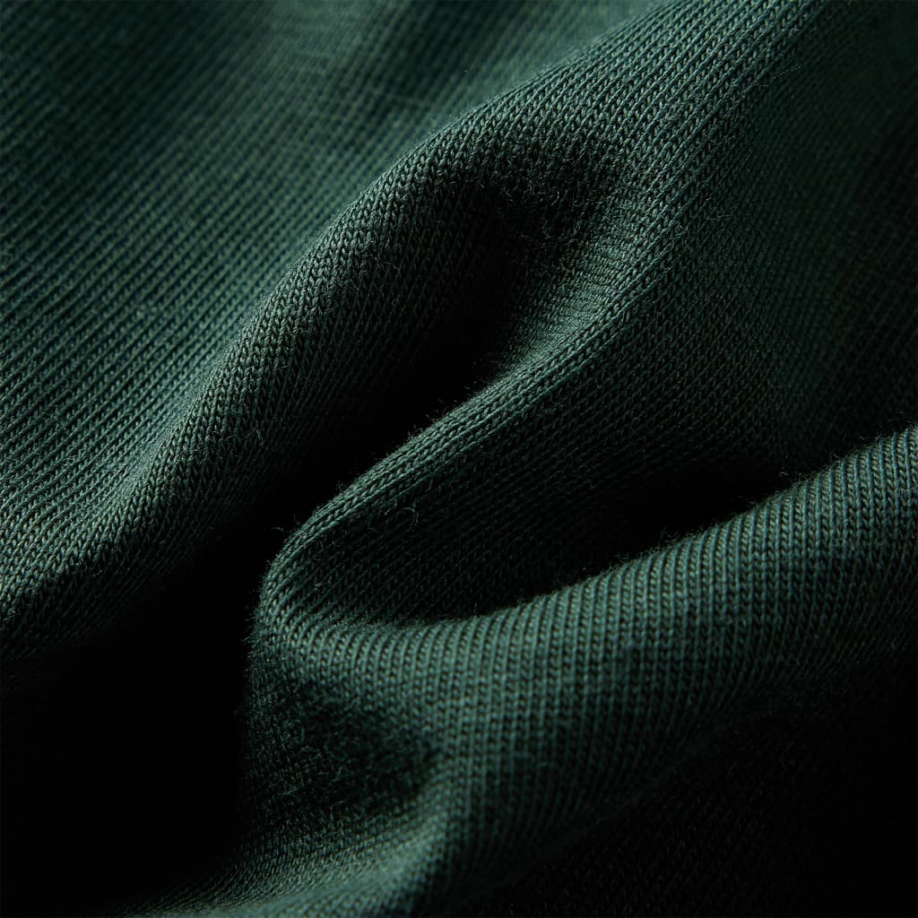 Kinder-Langarmshirt Dunkelgrün 104