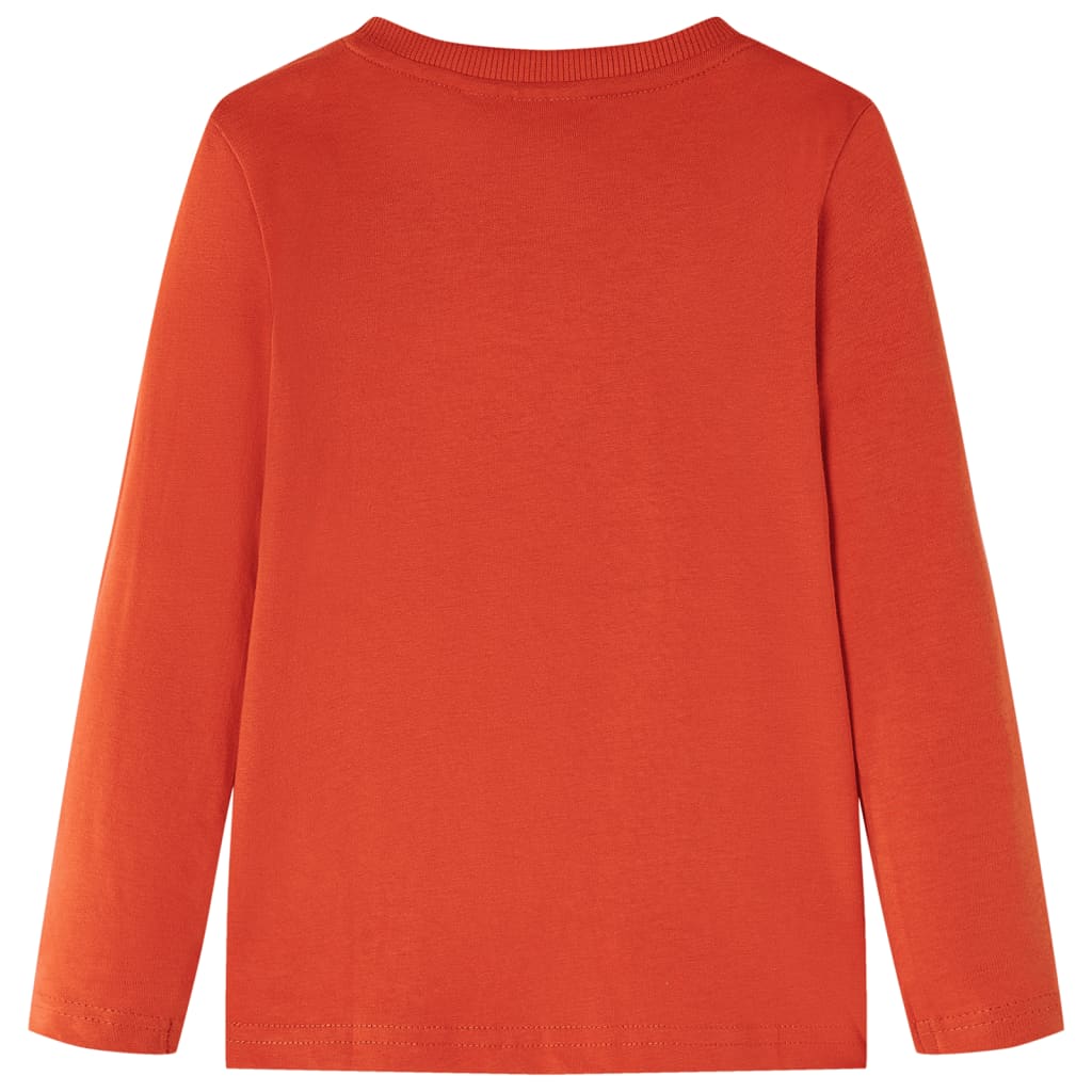 Kinder-Langarmshirt Orange 92