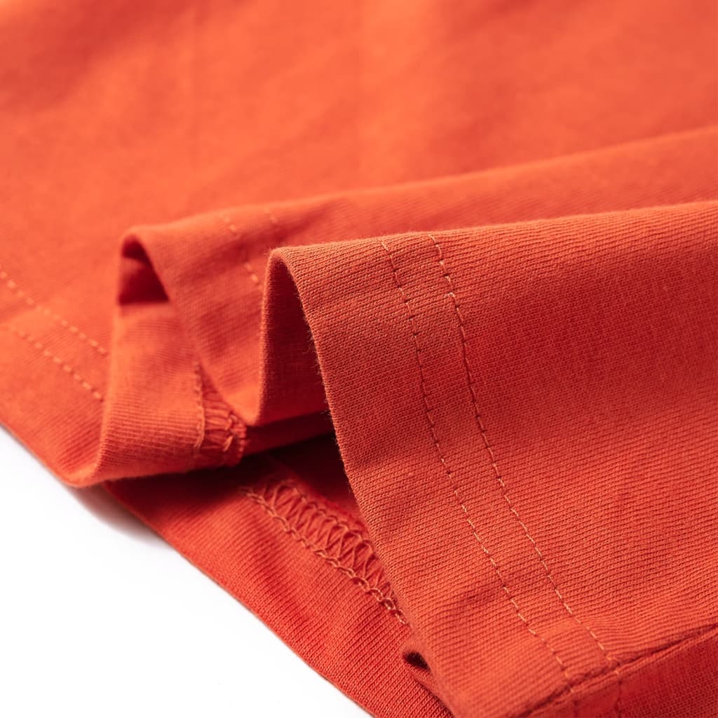Kinder-Langarmshirt Orange 92