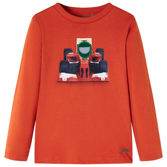 Kinder-Langarmshirt Orange 104