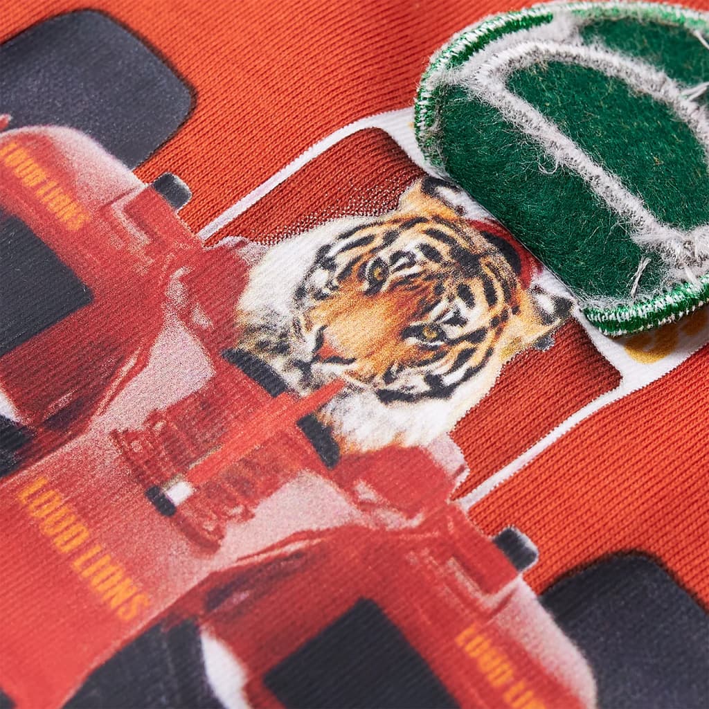 Kinder-Langarmshirt Orange 104