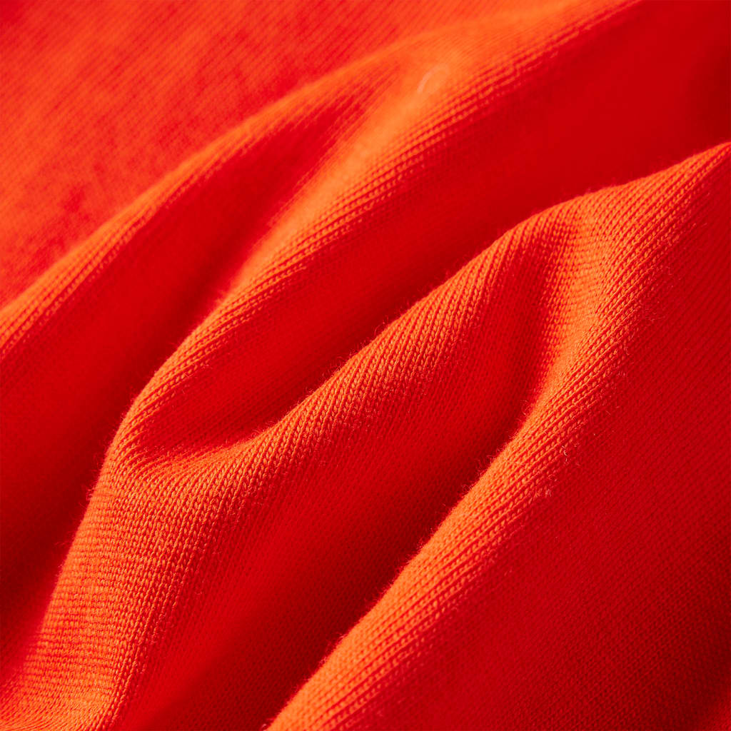 Kinder-Langarmshirt Hellorange 128