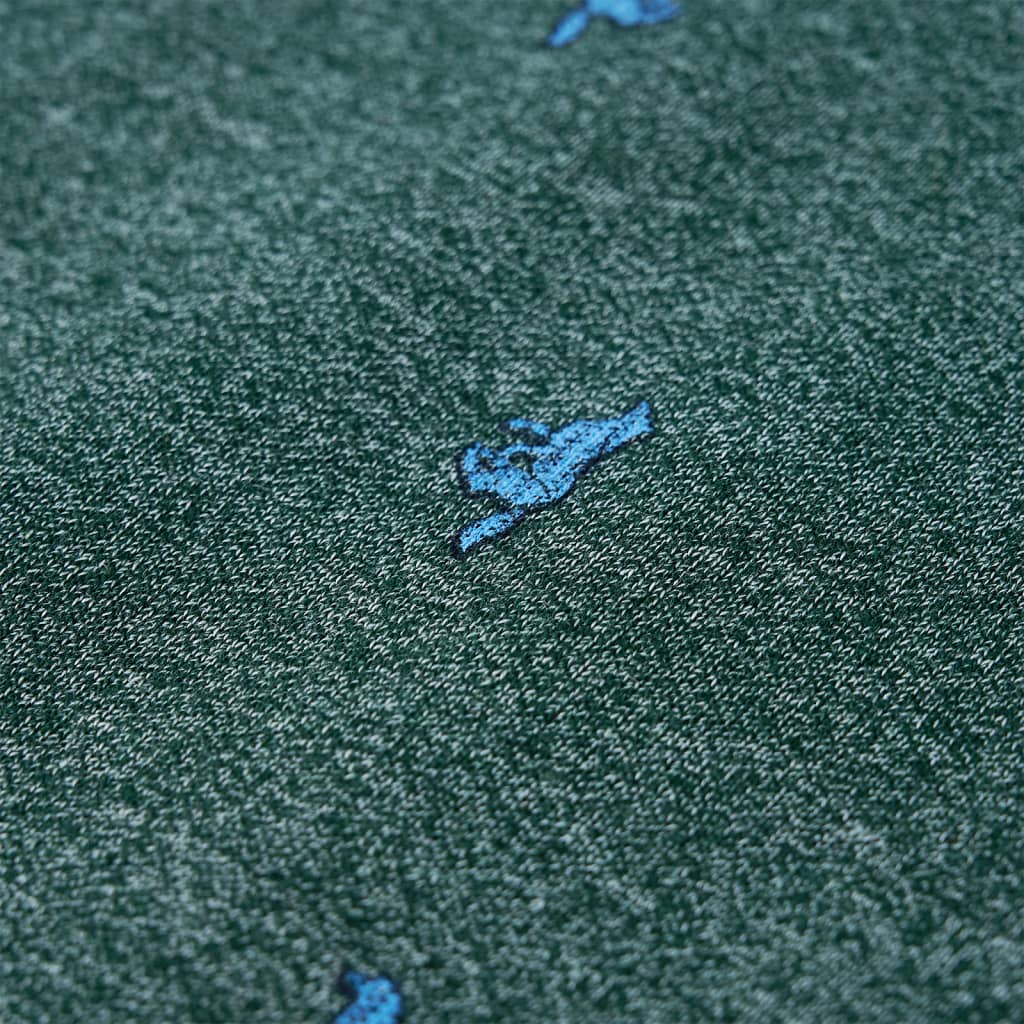 Kinder-Sweatshirt Dunkelgrün Melange 140