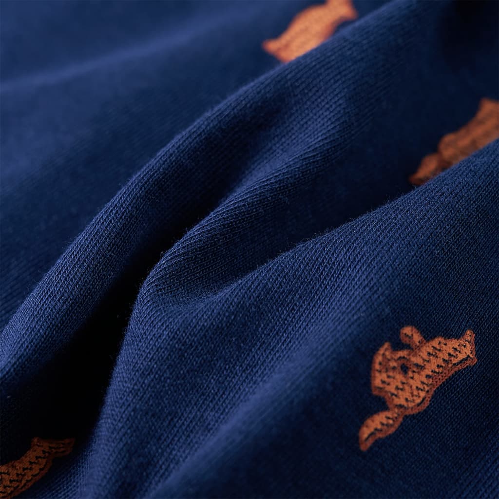 Kinderhemd Marineblau 104