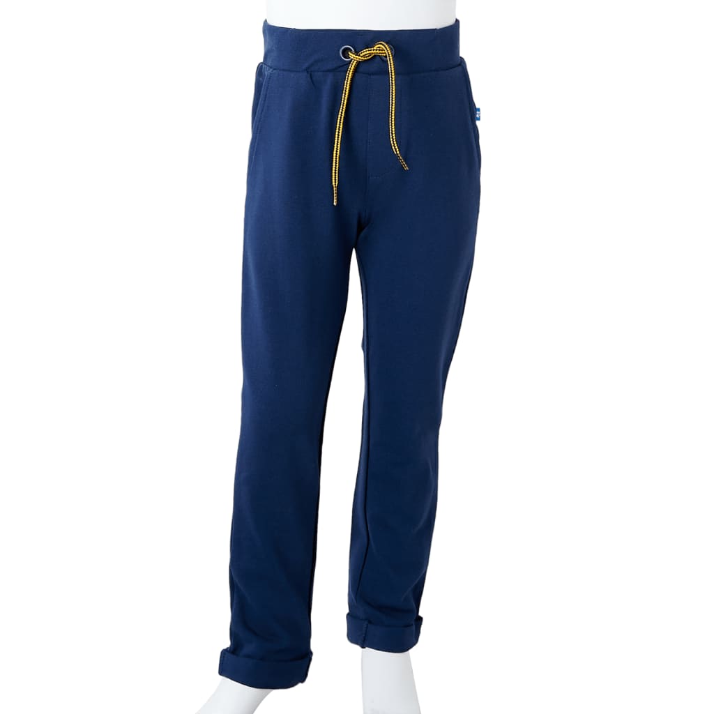 Kinderhose mit Kordelzug Marineblau 92