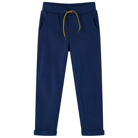 Kinderhose mit Kordelzug Marineblau 104