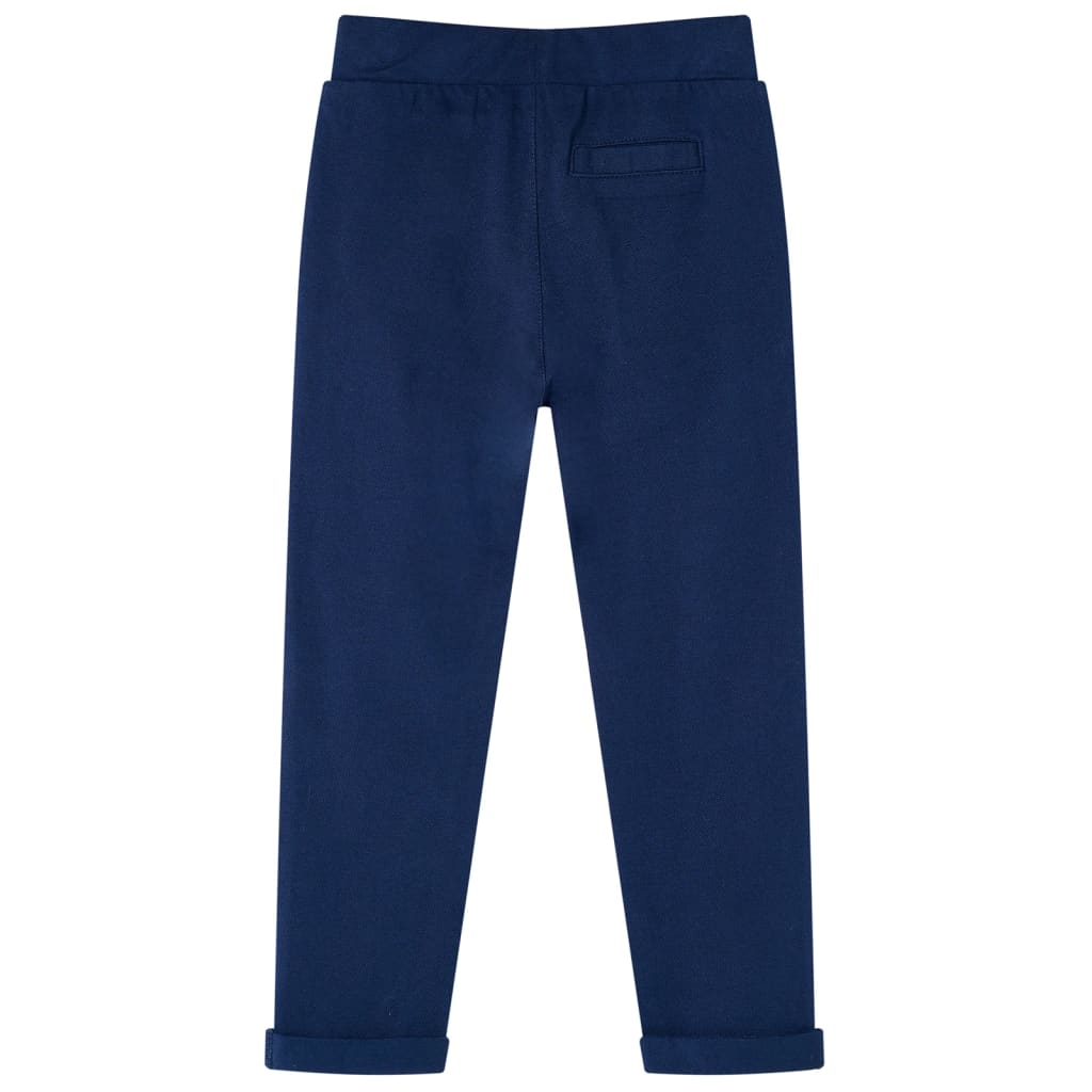 Kinderhose mit Kordelzug Marineblau 104
