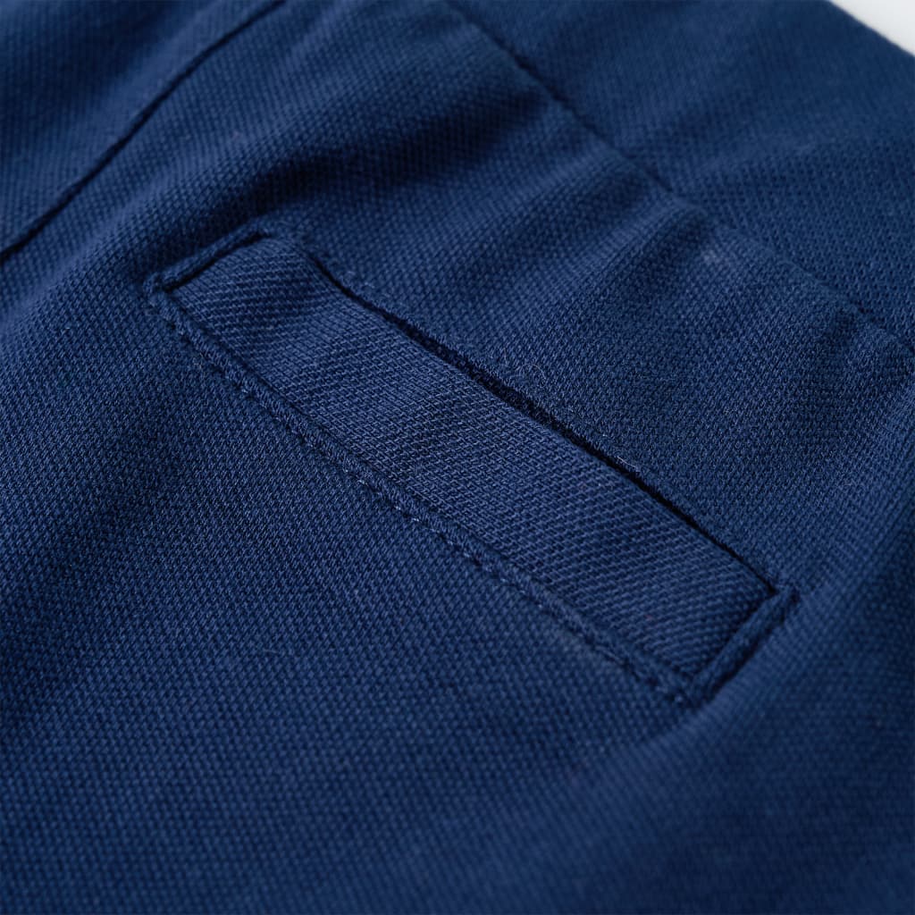 Kinderhose mit Kordelzug Marineblau 128