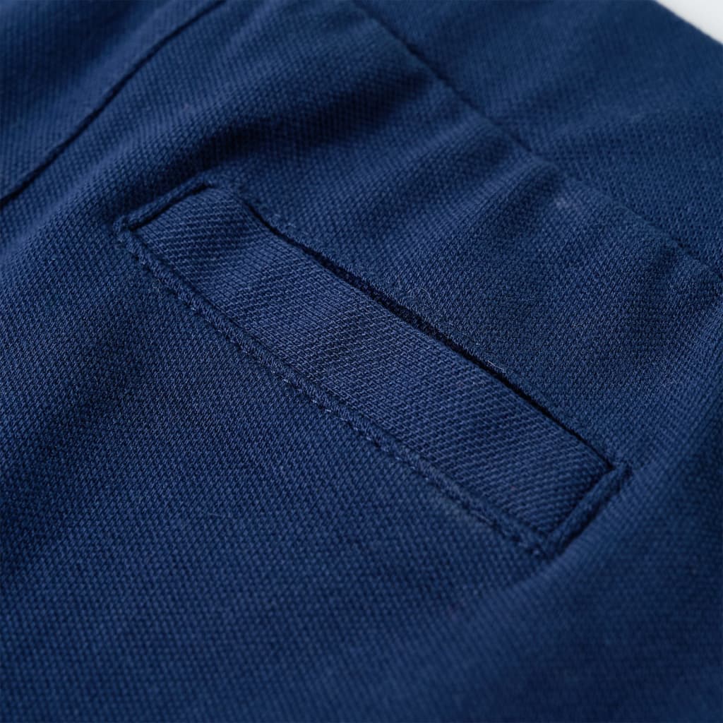 Kinderhose mit Kordelzug Marineblau 140