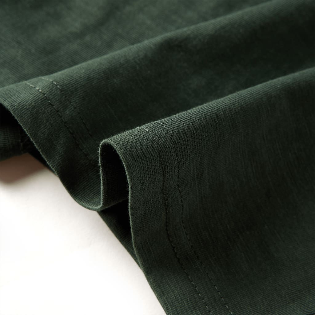 Kinder-Langarmshirt Dunkelgrün 104