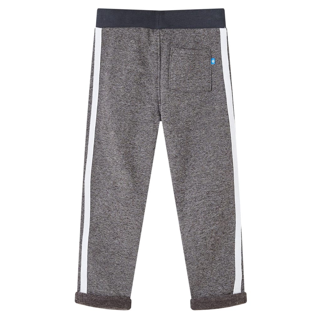 Kinder-Trainingshose Dunkelgrau Melange 116