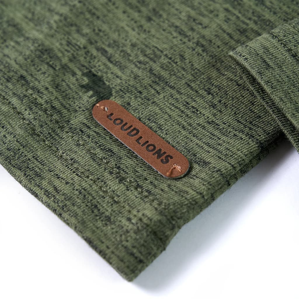 Kinderhemd Khaki Melange 104