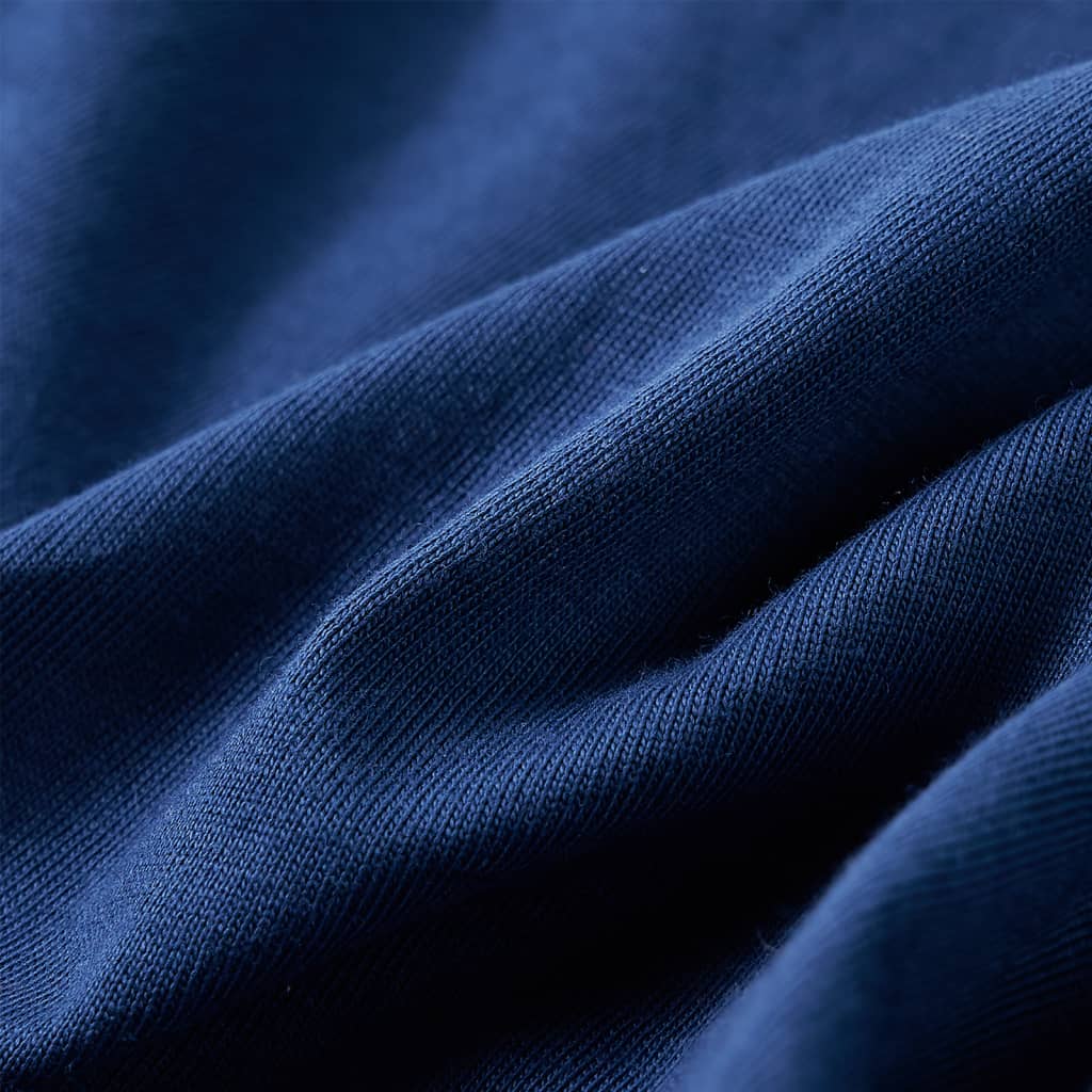 Kinder-Langarmshirt Jeansblau 104