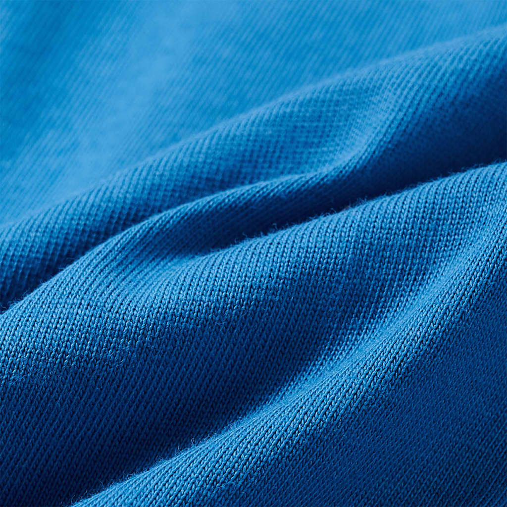 Kinder-Langarmshirt Petrolblau 92