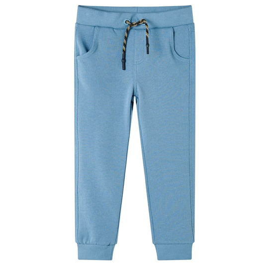Kinder-Trainingshose Mittelblau 140