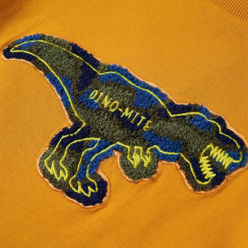 Kinder-Langarmshirt Ocker 92