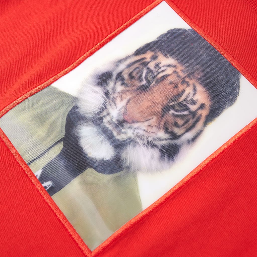 Kinder-Langarmshirt Rot 92