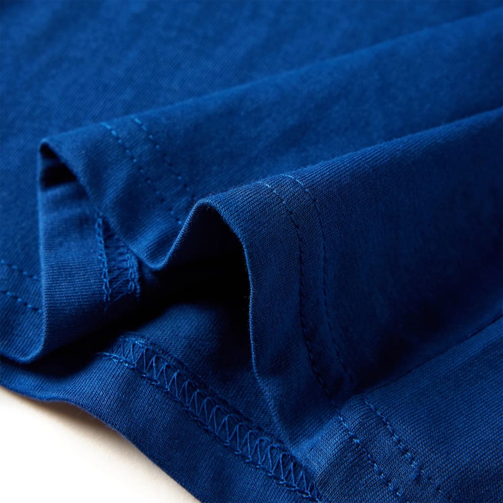 Kinder-Langarmshirt Dunkelblau 116