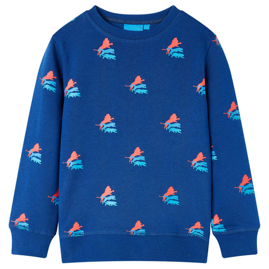 Kinder-Sweatshirt Dunkelblau 116