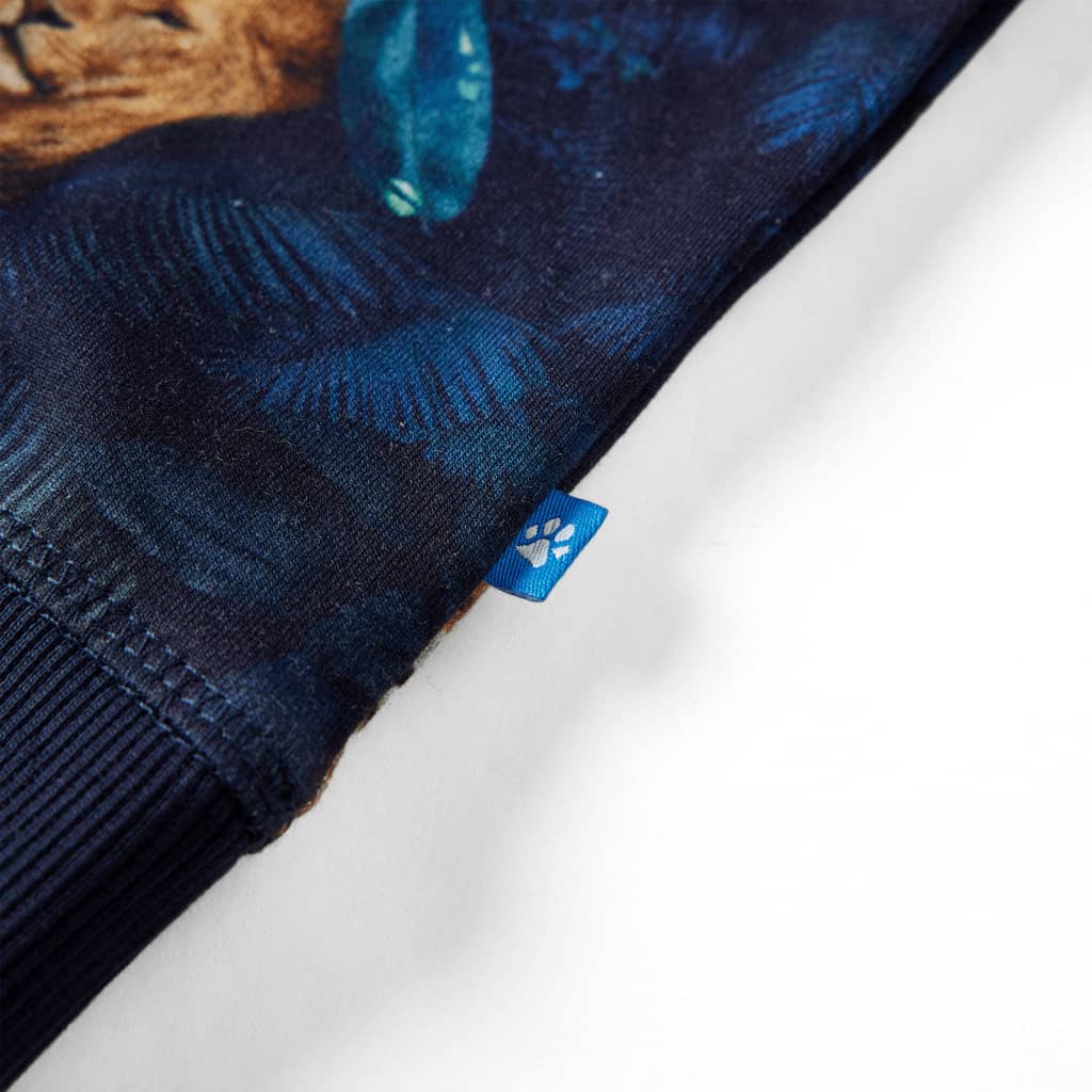 Kinder-Sweatshirt Marineblau 104