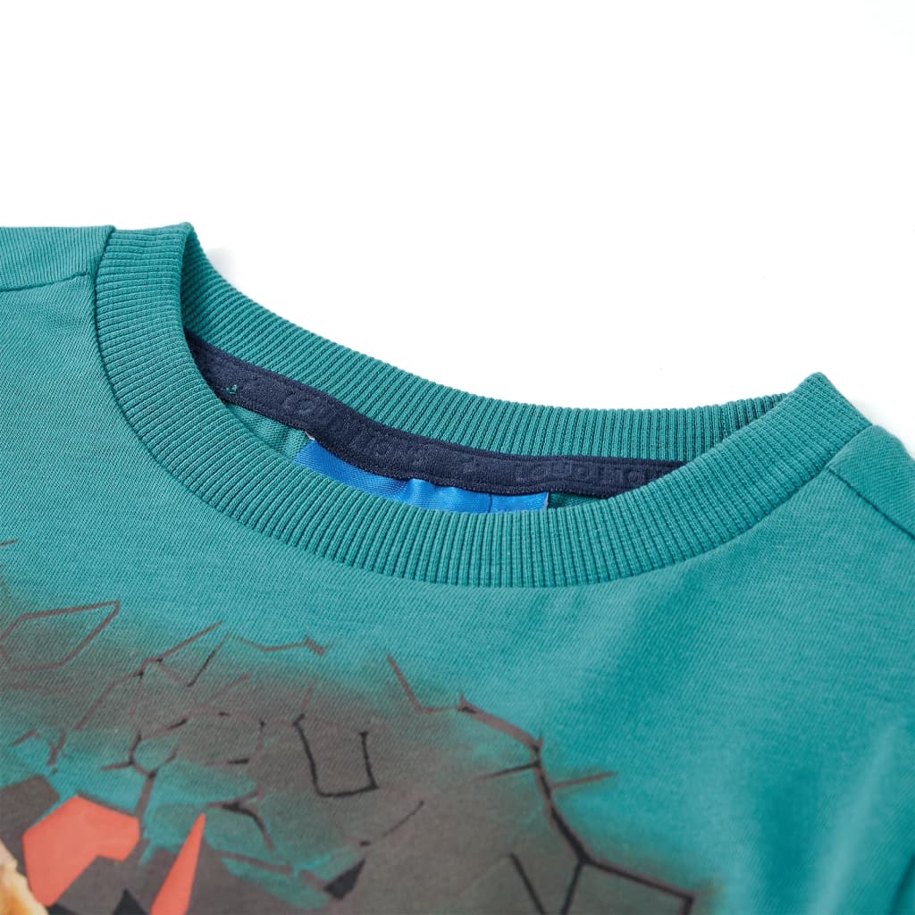 Kinder-Langarmshirt Dunkelblau 104