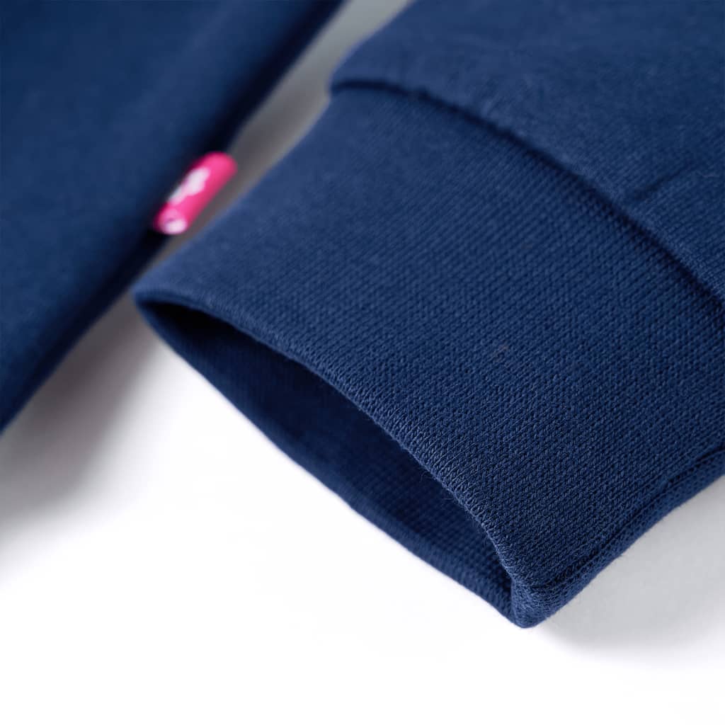 Kinder-Sweatshirt Marineblau 104