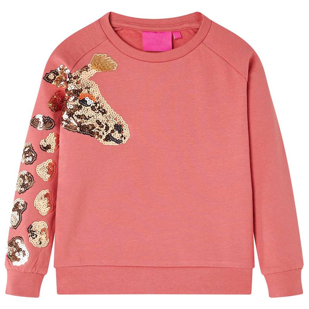 Kinder-Sweatshirt Altrosa 92