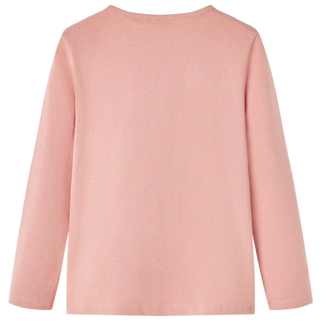 Kinder-Langarmshirt Hellrosa 92