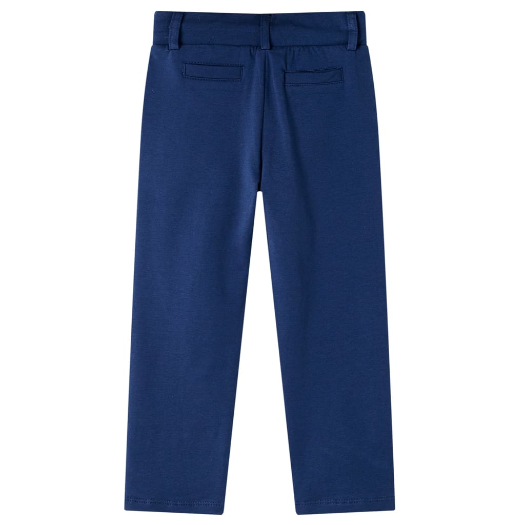 Kinderhose mit Kordelzug Marineblau 104