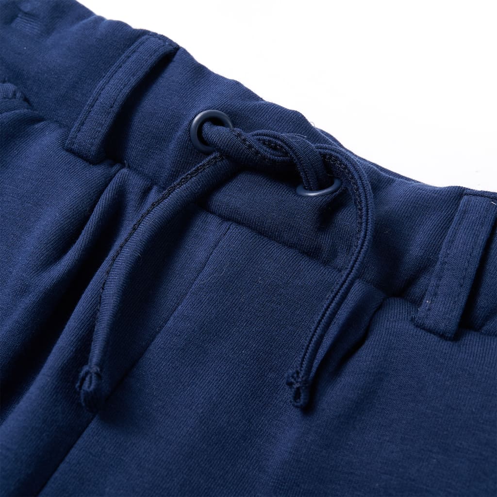 Kinderhose mit Kordelzug Marineblau 128
