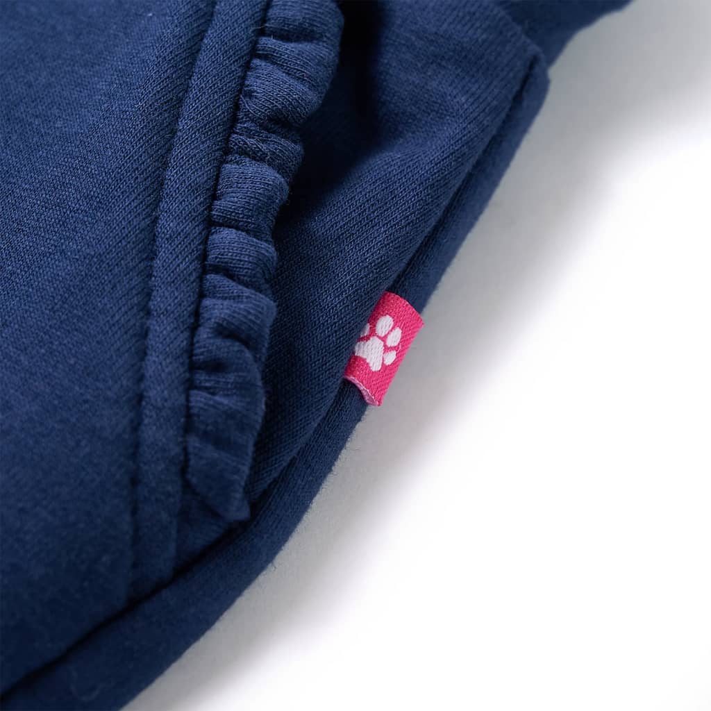Kinderhose mit Kordelzug Marineblau 128