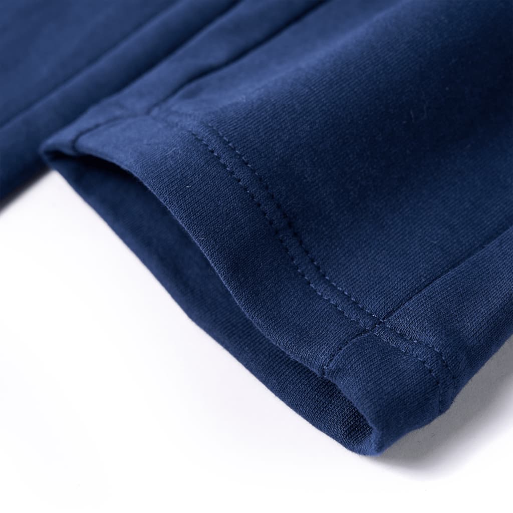 Kinderhose mit Kordelzug Marineblau 128