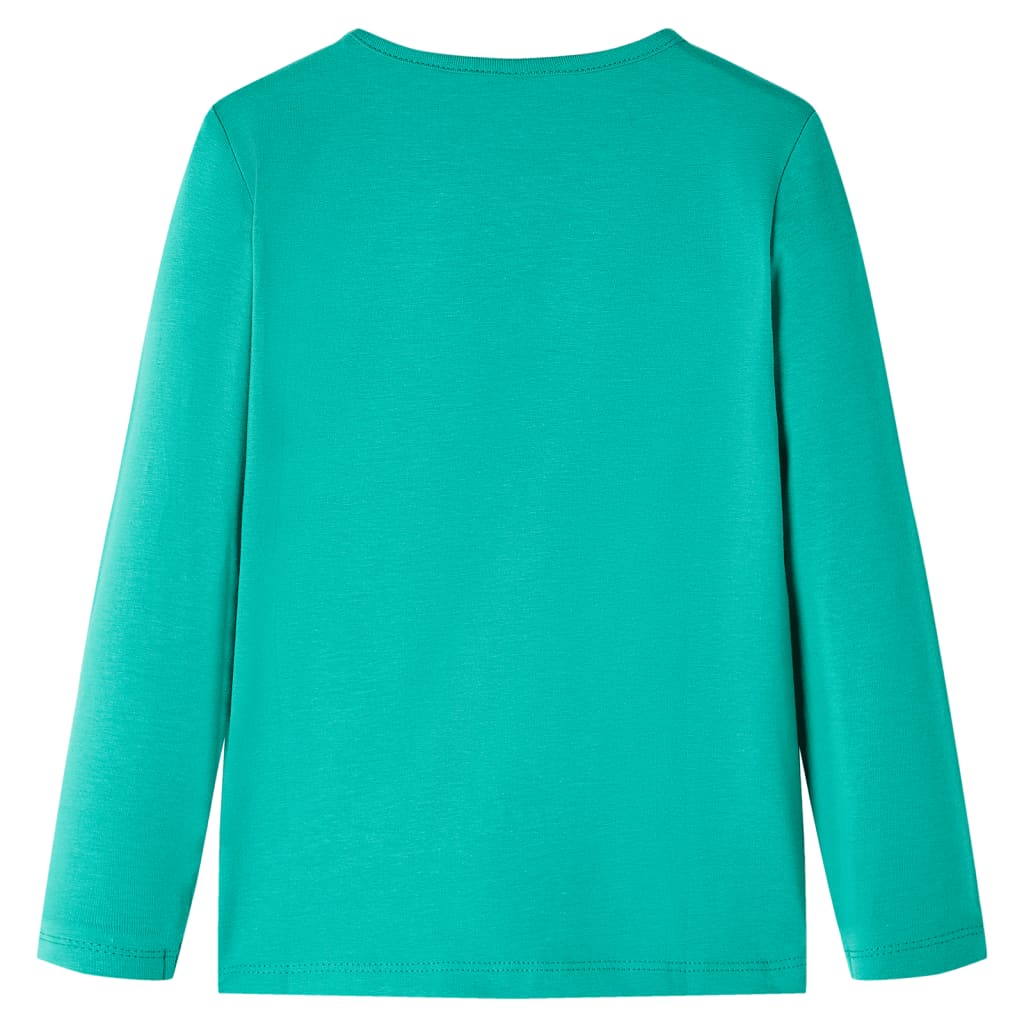 Kinder-Langarmshirt Hellgrün 128