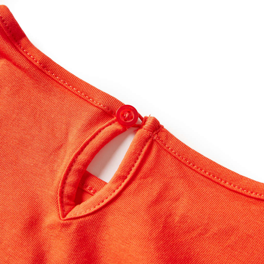 Kinder-Langarmshirt Dunkelorange 128