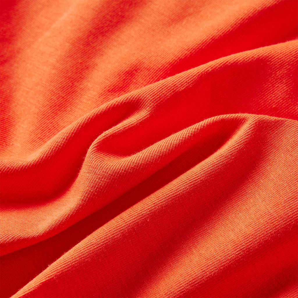 Kinder-Langarmshirt Dunkelorange 128