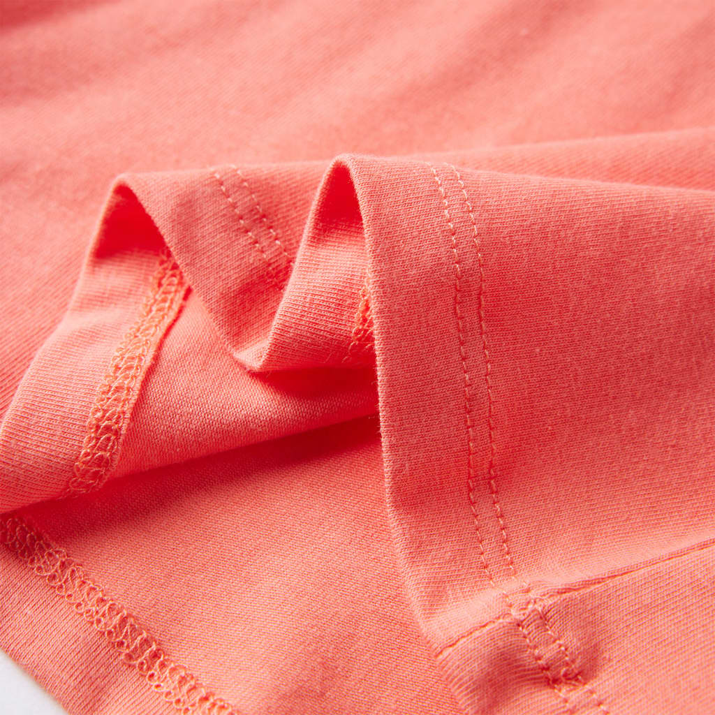 Kinder-Langarmshirt Korallenrosa 92