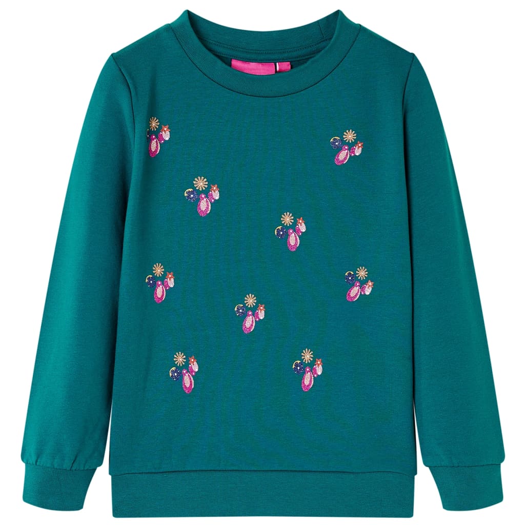 Kinder-Sweatshirt Dunkelgrün 92
