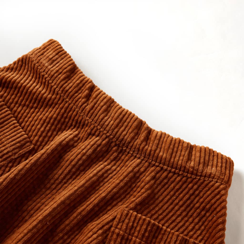 Kinderrock mit Taschen Cord Cognac 116