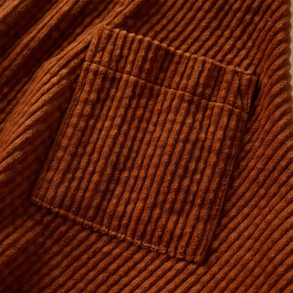 Kinderrock mit Taschen Cord Cognac 116