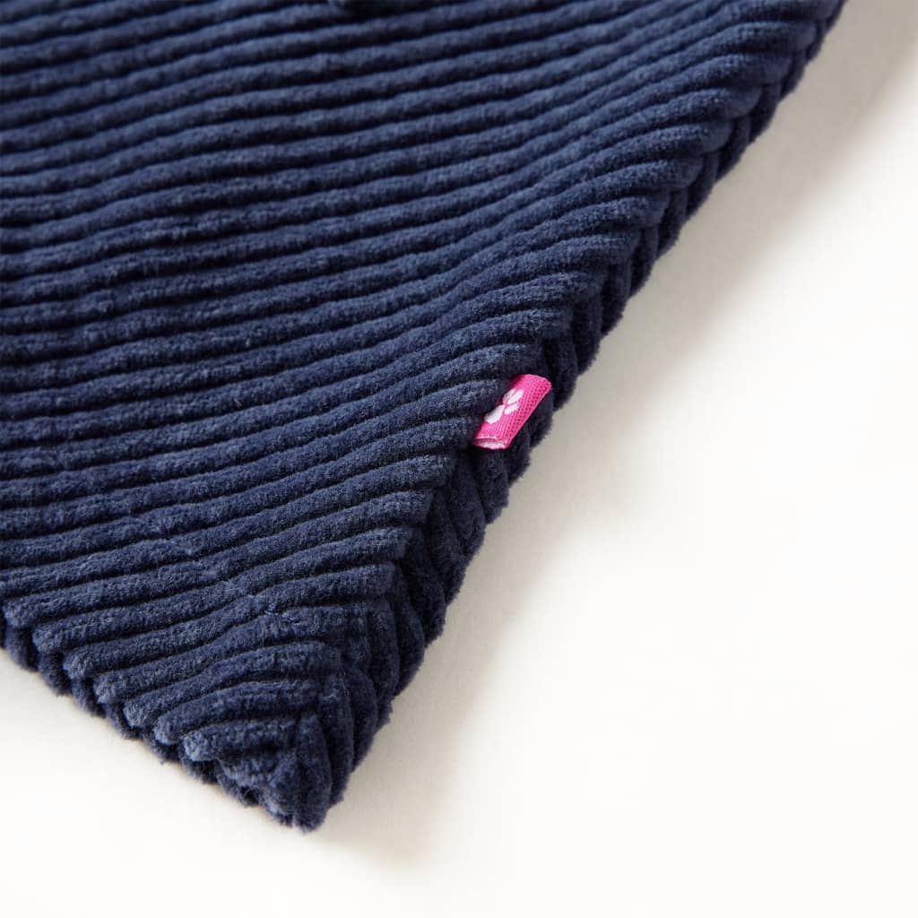 Kinderrock mit Taschen Cord Marineblau 92